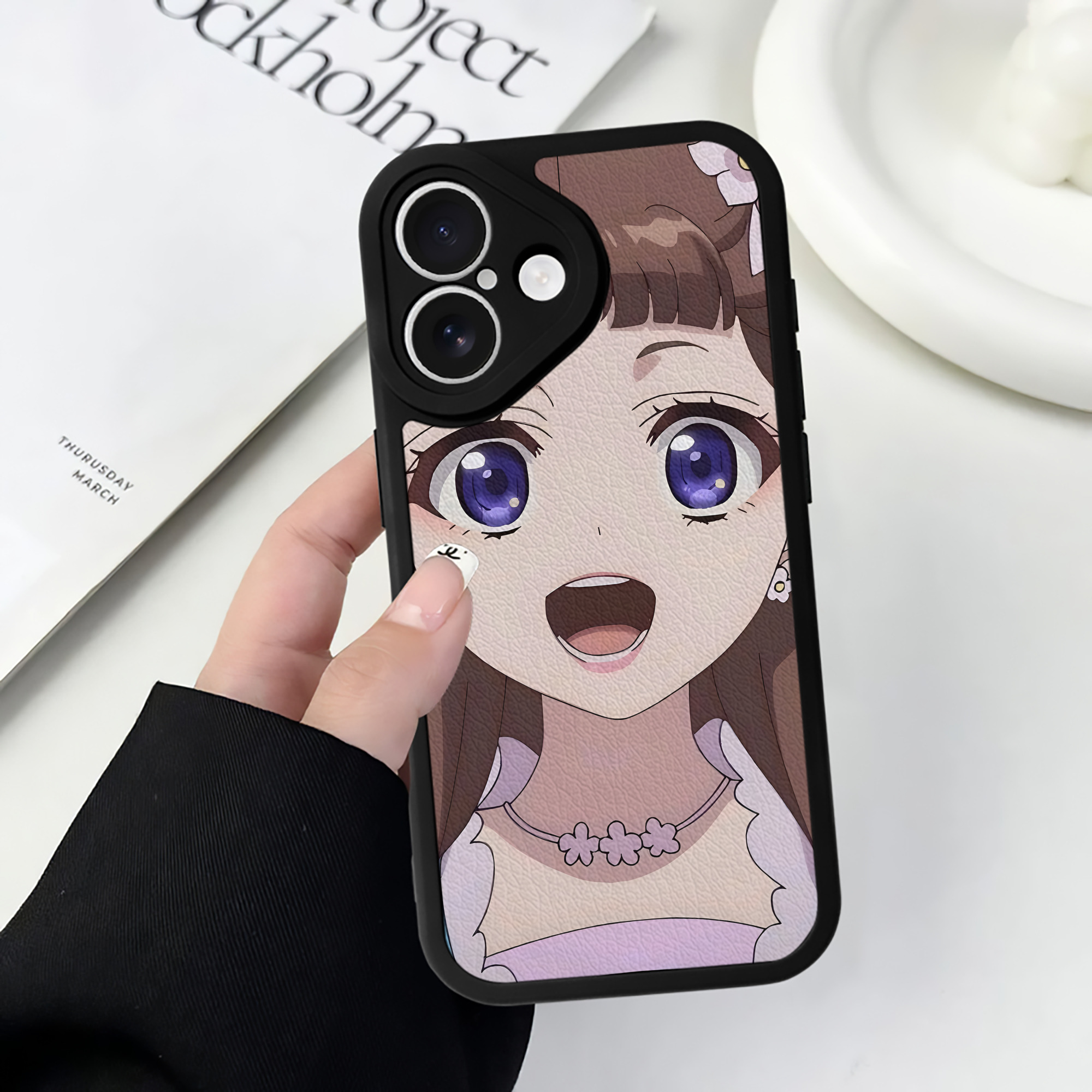 薬屋のひとりごと The Apothecary Diaries 【iPhone 16シリーズ対応】シリコンスマホケース（レザー調） 材質：シリコン